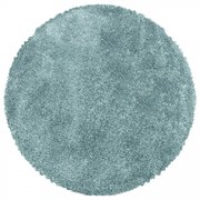 Koberec Fluffy Super Soft azúrový kruh