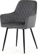 Jedálenská stolička sivá DCH-215 GREY4