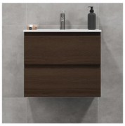 Kúpeľňová skrinka s umývadlom KENWOOD 61 cm orech