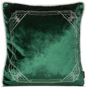 DEKORAČNÁ OBLIEČKA NA VANKÚŠ ROYAL9 45X45 CM TMAVOZELENÁ