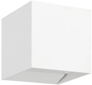 Eglo 901063 - LED Vonkajšie nástenné svietidlo CALPINO 2xLED/2,8W/230V IP54 biela