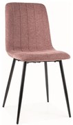 Jedálenská stolička ALAN - svetloružová