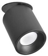 Podhľadové bodové svietidlo HARON 1xGU10/10W/230V čierna