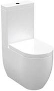 Kerasan Kerasan, FLO WC kombi, spodný/zadný odpad, biela, WCSET11-FLO