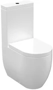 Kerasan Kerasan, FLO WC kombi, spodný/zadný odpad, biela, WCSET11-FLO