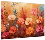 Obraz - Lúčne kvety, maľba (70x50 cm)