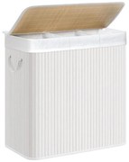 Kôš na bielizeň GUS biely