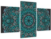 Obraz ornamentálne abstrakcie (90x60 cm)