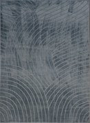 Koberec Zen Garden 2402 BLUE – modrý obdĺžnikový so vzorom Rozmer: 200x290 cm