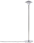 Voľne stojaci elektrický ohrievač na terasu 1500 W strieborný ASKJA Beliani