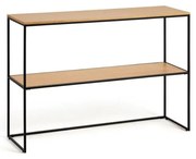 Konzolový stolík v dekore duba 120x30 cm Yona - Kave Home