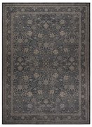 Koberec ANTIGUA 518 74 KD900 OSTA Kvety / rám, béžový / čierny