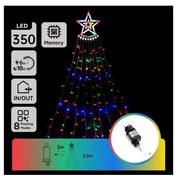 Aigostar - LED RGBY Vonkajšia vianočná dekorácia 350xLED/6W/230V 3,5m IP44