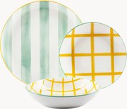 Porcelánová súprava riadu Elba, 6 osôb, 18 ks