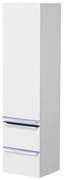 Kúpeľňová skrinka vysoká Naturel Pavia 40x155x35 cm biela mat PAVIA3V40DVLCR