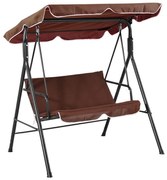 Záhradná hojdačka, hnedá