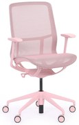 Kancelárska stolička ELVI, ružová