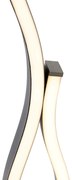 Design tafellamp zwart met zilver incl. LED dimbaar - Blaze