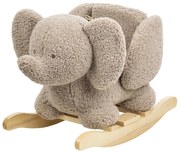 Nattou - Hojdačka TEDDY slon hnedá