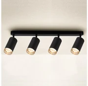 Brilagi - Kúpeľňové bodové svietidlo SELE 4xGU10/30W/230V IP44 čierna BG1653