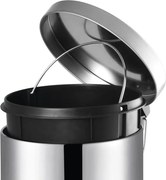 Aqualine SIMPLE LINE odpadkový kôš okrúhly 5l, nerez lesk 27105