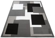 Koberec CHEAP PP CRM T968A tmavo sivý