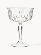 Poháre na šampanské s reliéfnym vzorom Opera, 6 ks