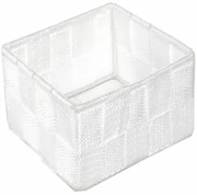 Compactor Úložný organizér do zásuvky Compactor TEX - košík S, 12 x 12 x 7 cm, biely, S