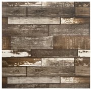 GRACE 3D samolepiaci panel Drevo Loft Hnedé