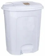 Orion Pedálový odpadkový kôš 30 l, biela