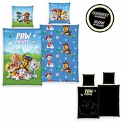 Herding Detské bavlnené obliečky Labková patrola Svietiaci chlapci, 135 x 200 cm, 80 x 80 cm