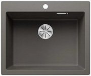 Blanco Pleon 6, silgranitový drez 615x510x220 mm, 1-komorový, sivá vulkán, BLA-527320