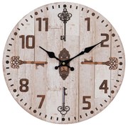 Nástenné hodiny so starými kľúčmi - Ø34*4 cm / 1*AA