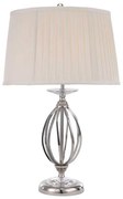 Elstead AG-TL-POL-NICKEL - Stolná lampa AEGEAN 1xE27/60W/230V lesklý chróm