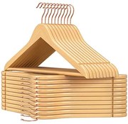 Drevené vešiaky, sada 20ks
