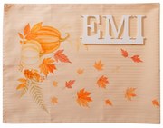 Obrus damaškový Tekvice 35x180 cm EMI