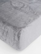 Plachta mikroplyš Deluxe 140 × 200 cm – svetlo sivá