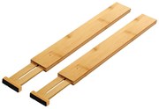Drevená prepážka do zásuvky Ambi, 55,2x6 cm, sada 2ks