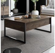 Asir Konferenčný stolík LUXE 40x90 cm orech/čierna AS1944