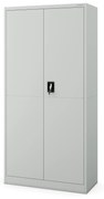 Kovová skriňa DAWID, 900 x 1850 x 400 mm, Smart: sivá