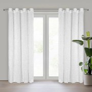 ZATEMŇOVACÍ ZÁVES NA KRÚŽKOCH MARION 140X250 CM BIELA