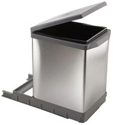 Vstavaný kovový odpadkový kôš 17 l Tower - Elletipi