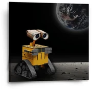 Sablio Obraz Wall-E robot Mesiac - 50x50 cm