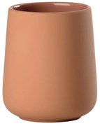 Oranžový kameninový téglik na zubné kefky Nova One – Zone