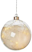LED svetelná guľa s pierkami, veľká