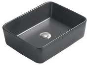 Mexen Catia, umývadlo na dosku 48x37x14 cm, tmavá šedá, 21314871