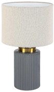Rabalux 74045 - Stolná lampa GLOVY 1xE14/40W/230V sivá