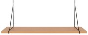 Polica v dekore jaseňa v prírodnej farbe 80 cm Chiba – House Nordic