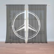 Sablio Záclony Logo 2 Čierna: 2ks 150x250cm