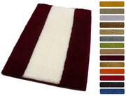 ROUTNER Kúpeľňová predložka ATHENA Bordó 10302 - Bordó / 50 x 80 cm 10302